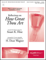 Reflections on How Great Thou Art Handbell sheet music cover